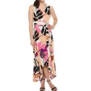 Gorgeous!!! Apartment 9 high-low faux wrap dress. Belted.